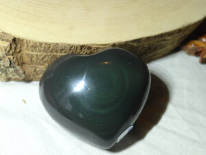 Cœur Obsidienne Oeil Céleste - Pérou