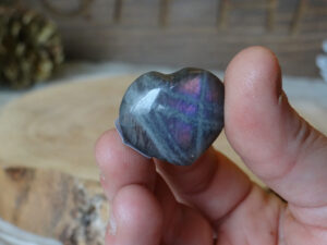 Mini coeur de Labradorite - Madagascar