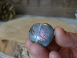 Mini coeur de Labradorite - Madagascar