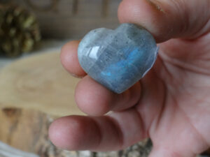 Mini coeur de Labradorite - Madagascar