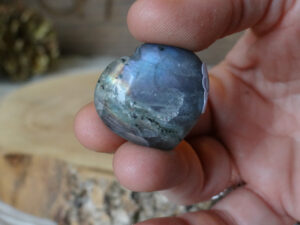 Mini coeur de Labradorite - Madagascar