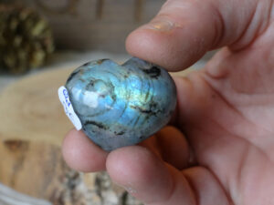 Mini coeur de Labradorite - Madagascar