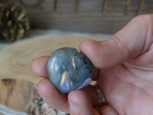 Mini coeur de Labradorite - Madagascar