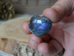 Mini coeur de Labradorite - Madagascar
