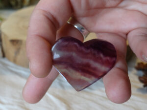 Cœur en Fluorite - Madagascar