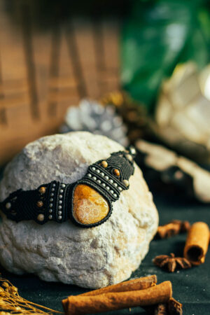 Collier Corail fossile et Jaspe paysage